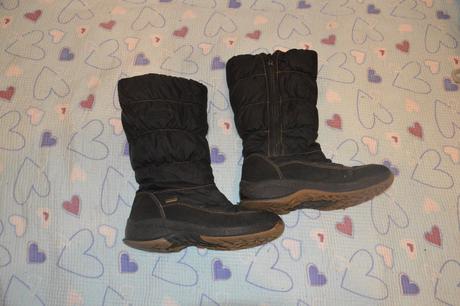 38 černé teplé sněhule naomy star, 38