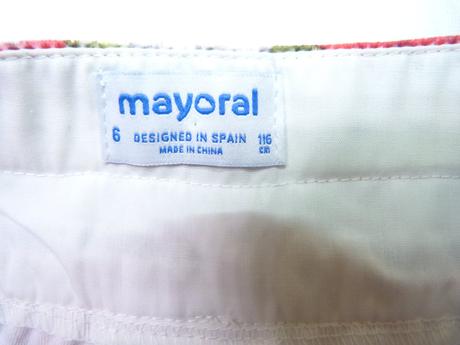 Mayoral šortky vel. 116, mayoral,116