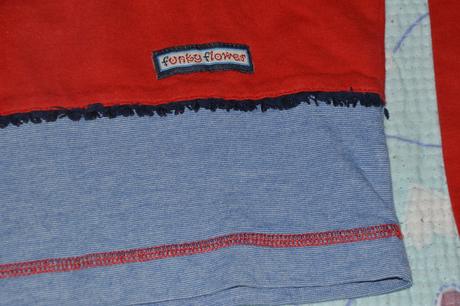 Bavlněné triko s kytkou, topolino,128