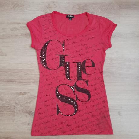 Dámské tričko s krátkým rukávem, zn. guess, vel. m, guess,m