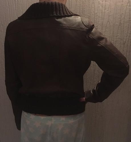 Dámská kožená bunda, m