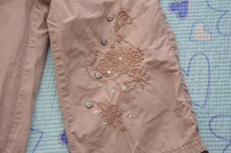 Plátěné kraťasy na donošení, regulace v pase, next,128