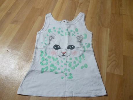 Kočičkové tílko 8-10, h&m,140