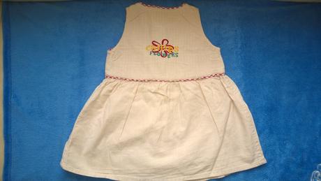 Plátěné šaty / šatovka, camps flowers, vel 86, 86