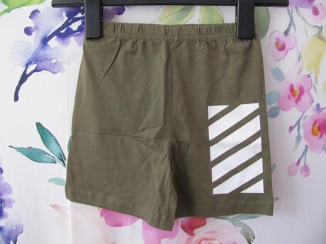 Letní bavlněné tenké khaki šortky, 104