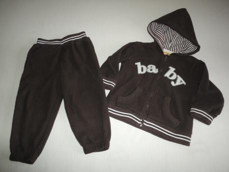 Slabší fleec souprava power baby, vel. 9-12 měsíců, 74