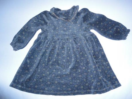 I jako sváteční, sametové šatičky z c+a, 80-86, c&a,86