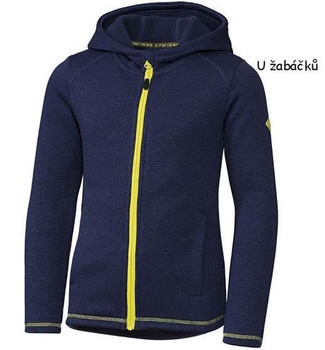 Teplá mikina-bunda s kapucí vel. 146/152, crivit,146 / 152