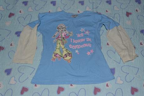 Bavlněné tričko dl. rukáv s obrázkem, 110