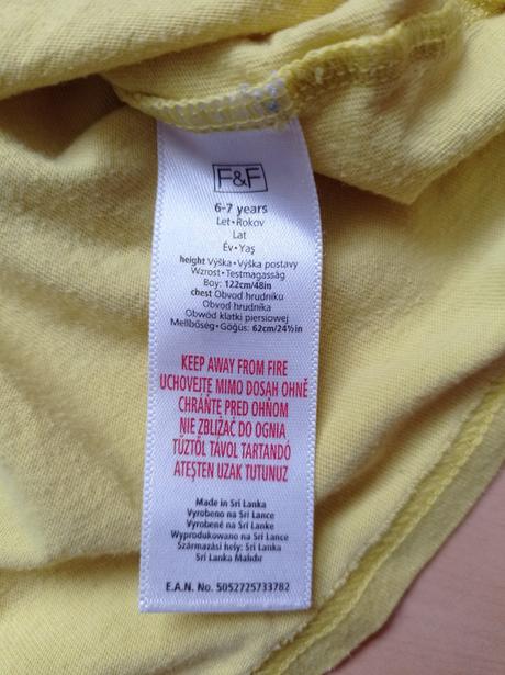 Triko krátký rukáv 122, f&f,122