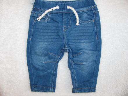 Frajerské strečové kojenecké džíny v.0-3 měs., primark,62