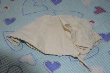 Letní vzdušná plátěná čepička klobouček s kšiltem, 80