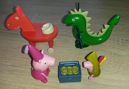 Sada figurek peppa pig,