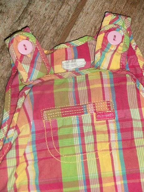 Letní plátěný overálek, h&m,62