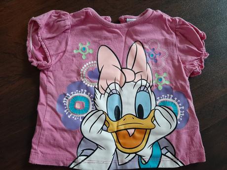 Růžové tričko s daisy 74, disney,74