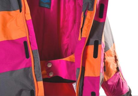 Pruhovaná lyžařská bunda pidilidi dívčí vel. 152, pidilidi,152