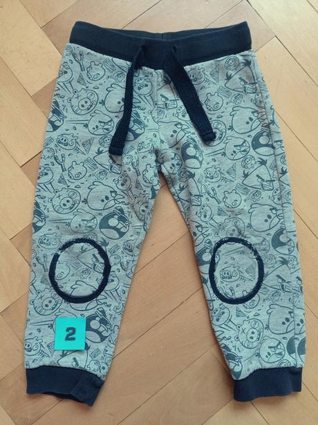 Tepláky 98/104 angry birds, 98