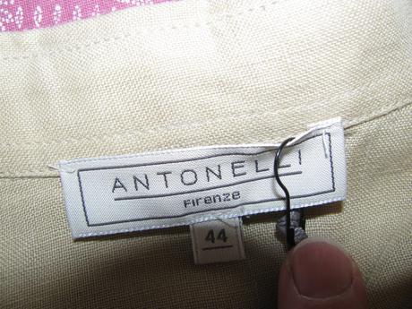 Lněná dámská košile , oversize antonelli, 44