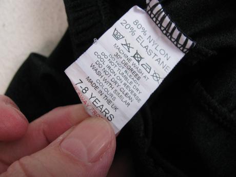 Legínové černé kamaše unisex, 128
