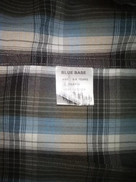 Košile, blue base,128