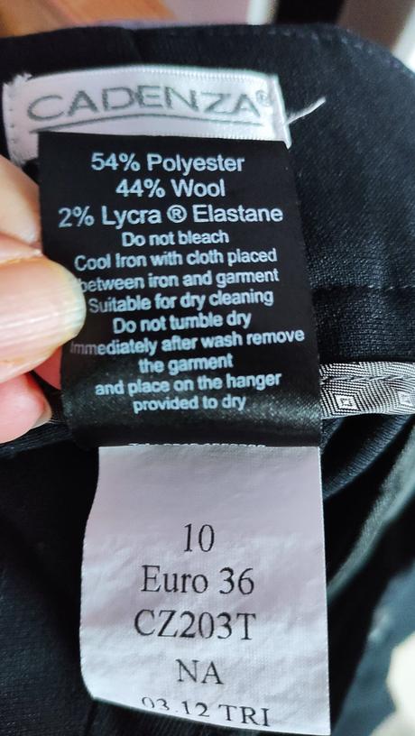 Kalhoty dámské elegantní vel.36/s, s