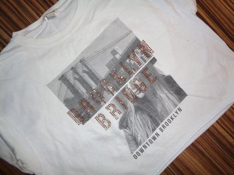 Bavlněný crop top brooklyn, river island,152