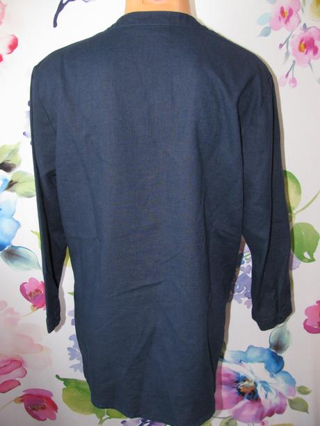 Dámská tmavě modrá halenka,3/4 rukáv, maloja, l