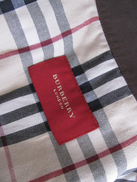 Tmavě hnědá přechodná bunda, jacket burberry, burberry,xxl