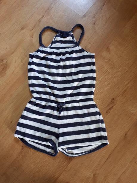 Peckovní froté kraťáskový namořnický overal, gap,104