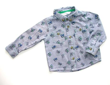 P536 košile s traktory vel. 74, m&co,74