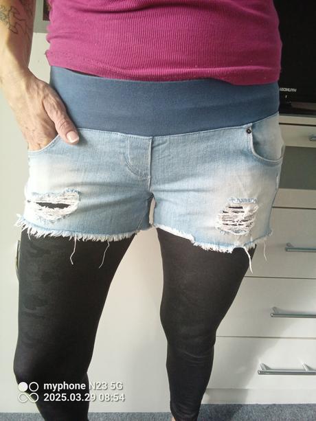 Šortky zn."asos denim" vel."38", denim,38
