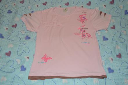 140 146 triko s květinovými flitry, 146