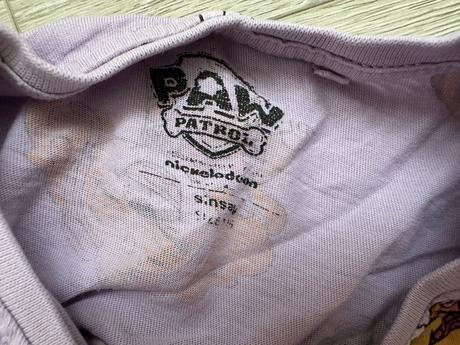 Dívčí tričko paw patrol, tlapková patrola, v. 128, sinsay,128