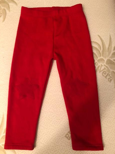 Červené teplejší legíny, 92