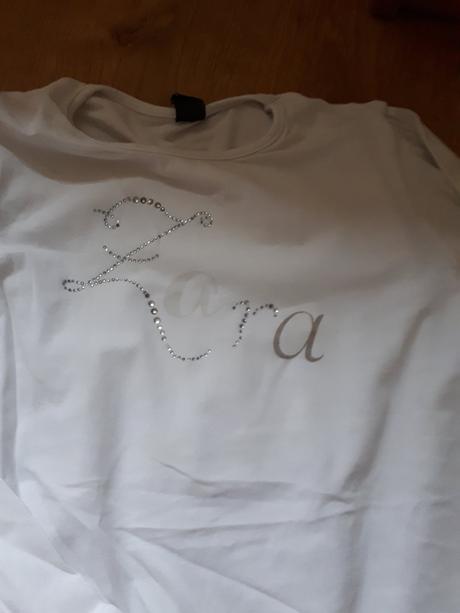 3x značkové tričko s dlouhým rukávem, zara,134