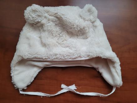 Čepice s kožíškem a lá medvídek, h&m,86