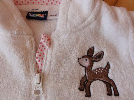 Bílá mikina se srnečkem 86/92, lupilu,86