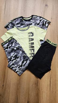 2pack dvoudílná krátká pyžama next 152 - gamer, next,152