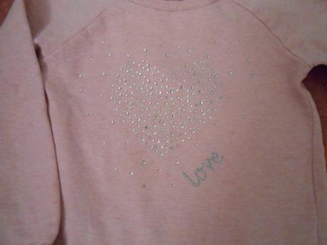 Mikina se srdíčkem, f&f,104