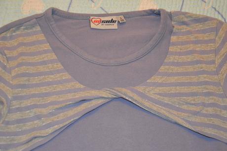 Elastické tričko s bolerkem lesklé efekty, 134