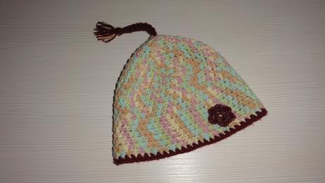 Háčkovaná čepice a šála, 92