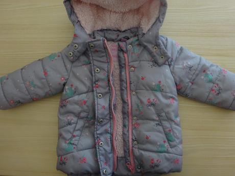 Zimní šedá bunda, vel. 80, dopodopo,80