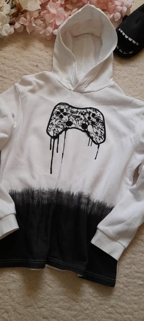 Juniorská mikina s potiskem playstation, h&m,158