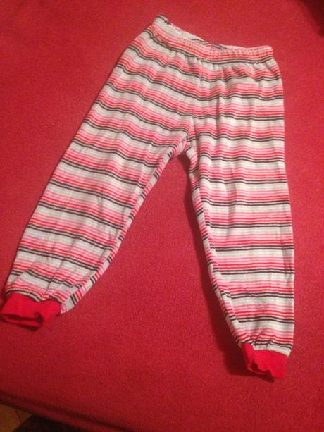 Dívčí teplé tepláky - tepláčky proužky, lupilu,86