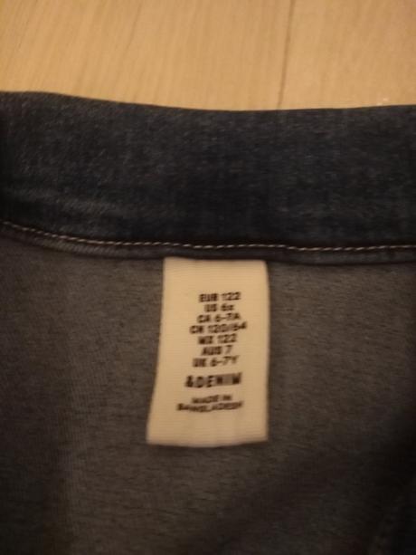 Džínová bunda, h&m,122