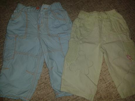 Plátěné kalhoty - cherokee a schiesser - 74/80, schiesser,74