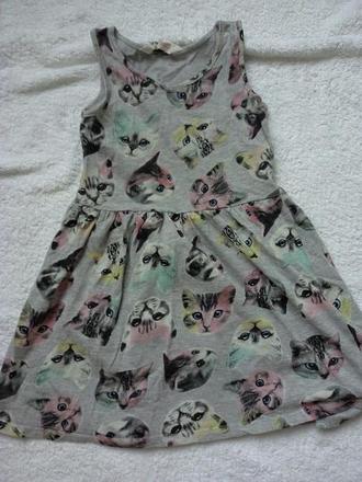 Šaty s kočkami, h&m,110