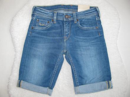 Elastické džínové kraťasy pepe jeans unisex, pepe jeans,128