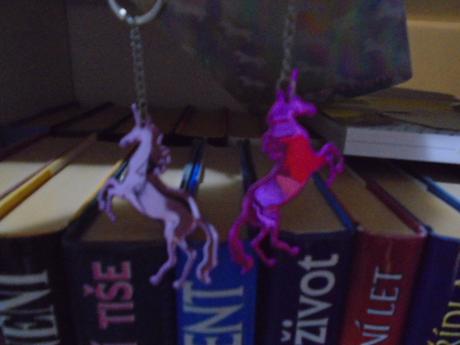 Klíčenka přívěšek pro kamarádky 2ks unicorn kůň, 
