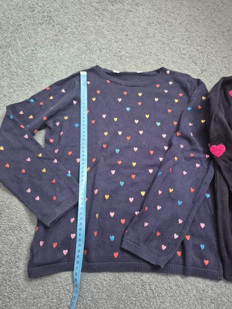 2 x svetřík zn h&m modrý, 134